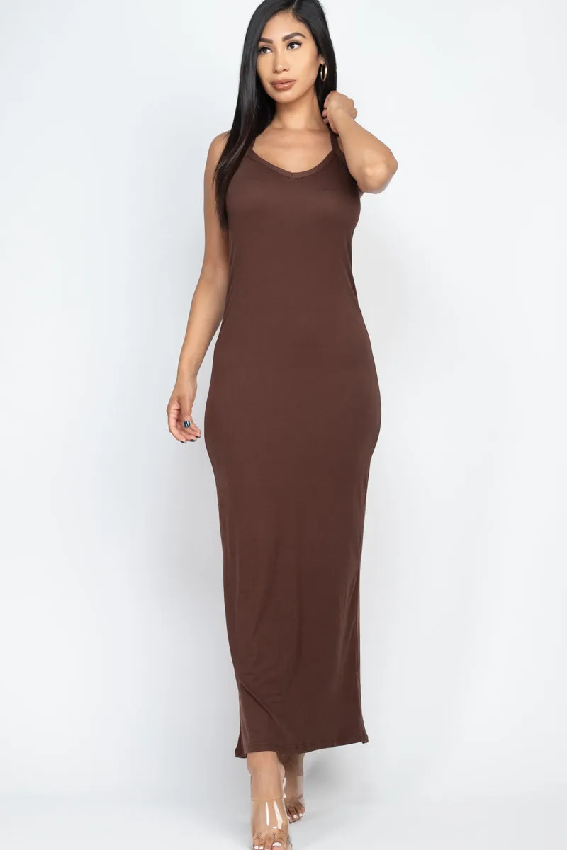 Racer Back Maxi Dress