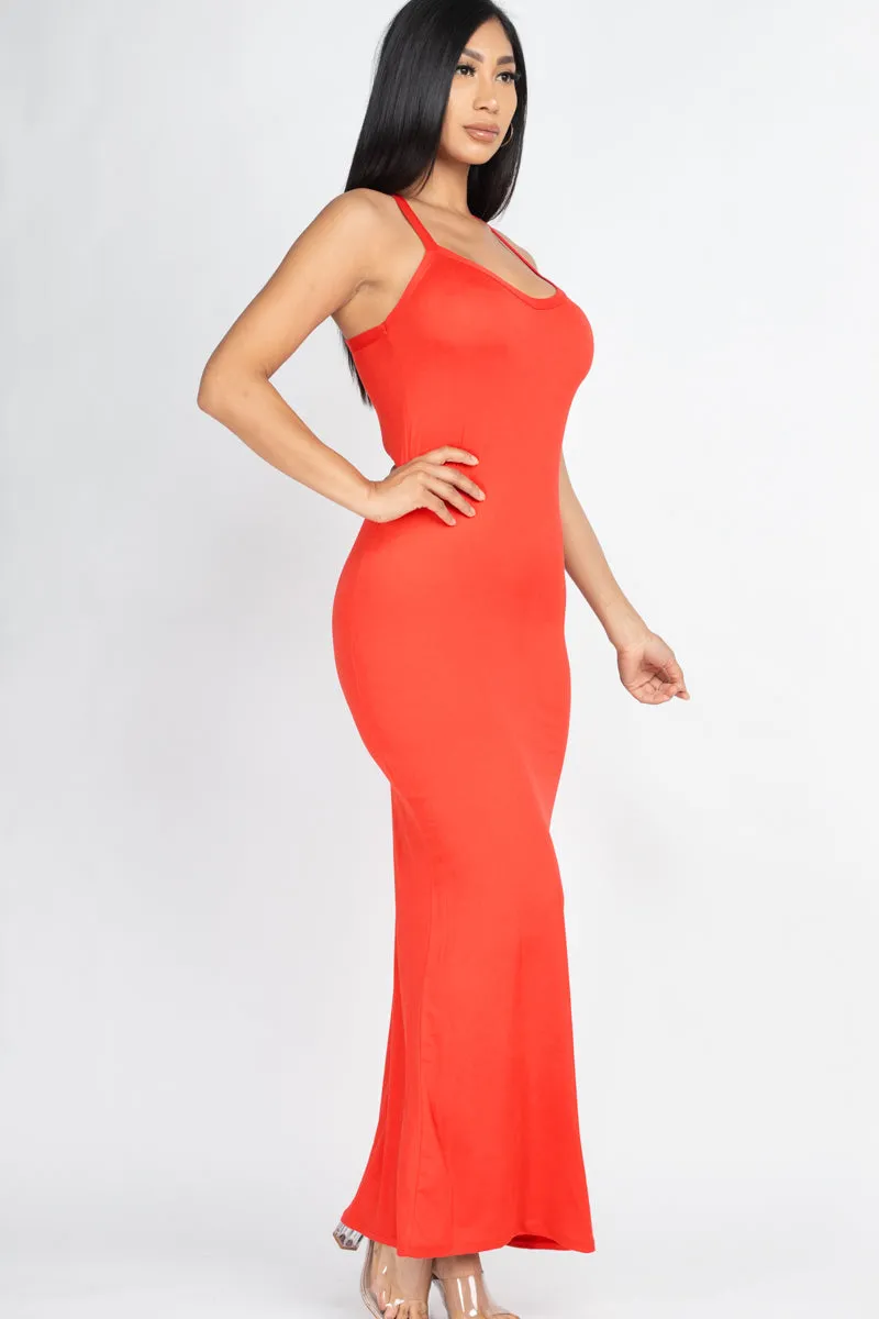 Racer Back Maxi Dress