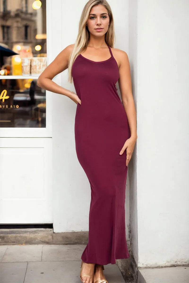 Racer Back Maxi Dress