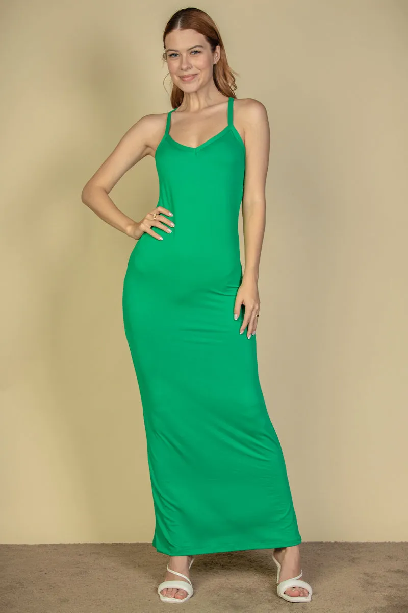 Racer Back Maxi Dress