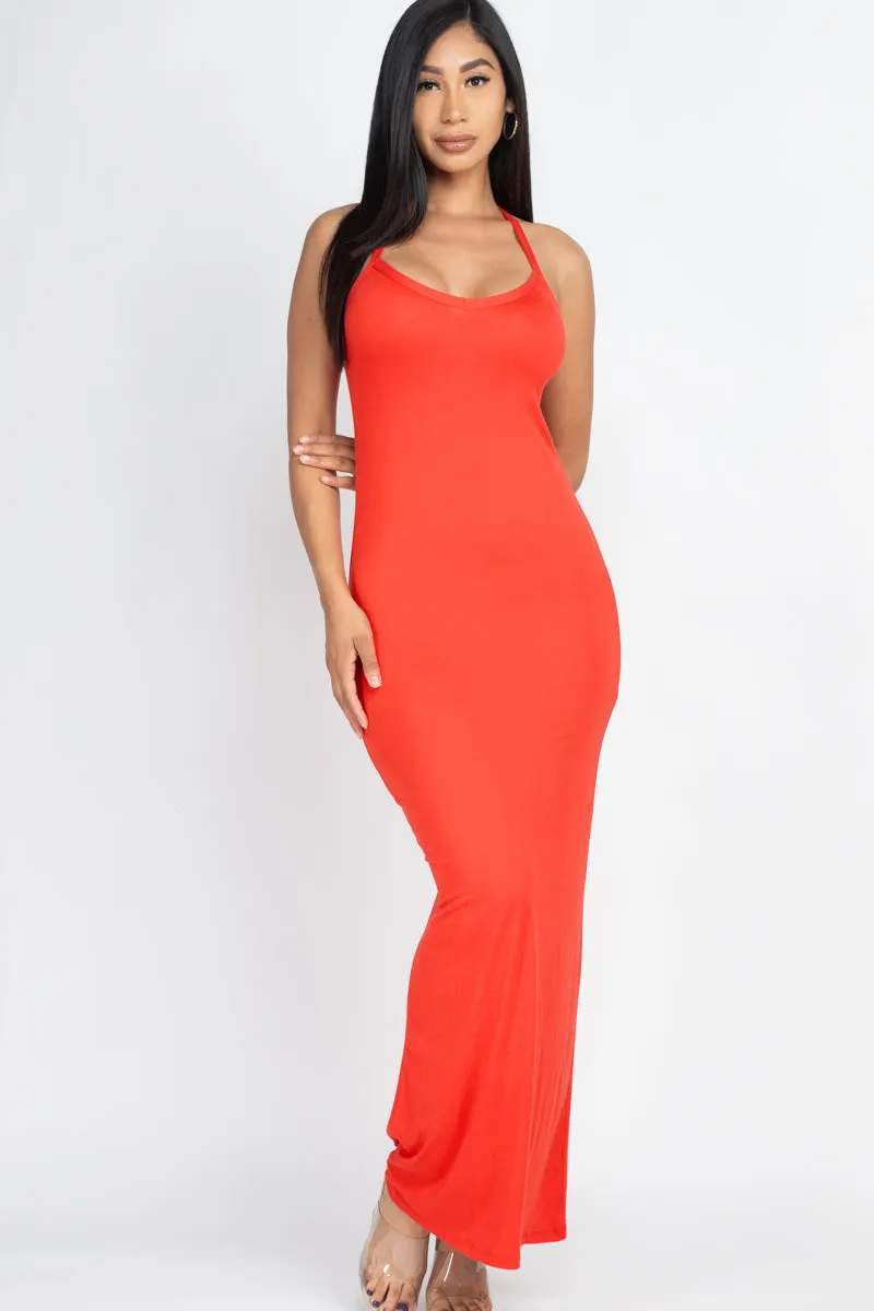 Racer Back Maxi Dress