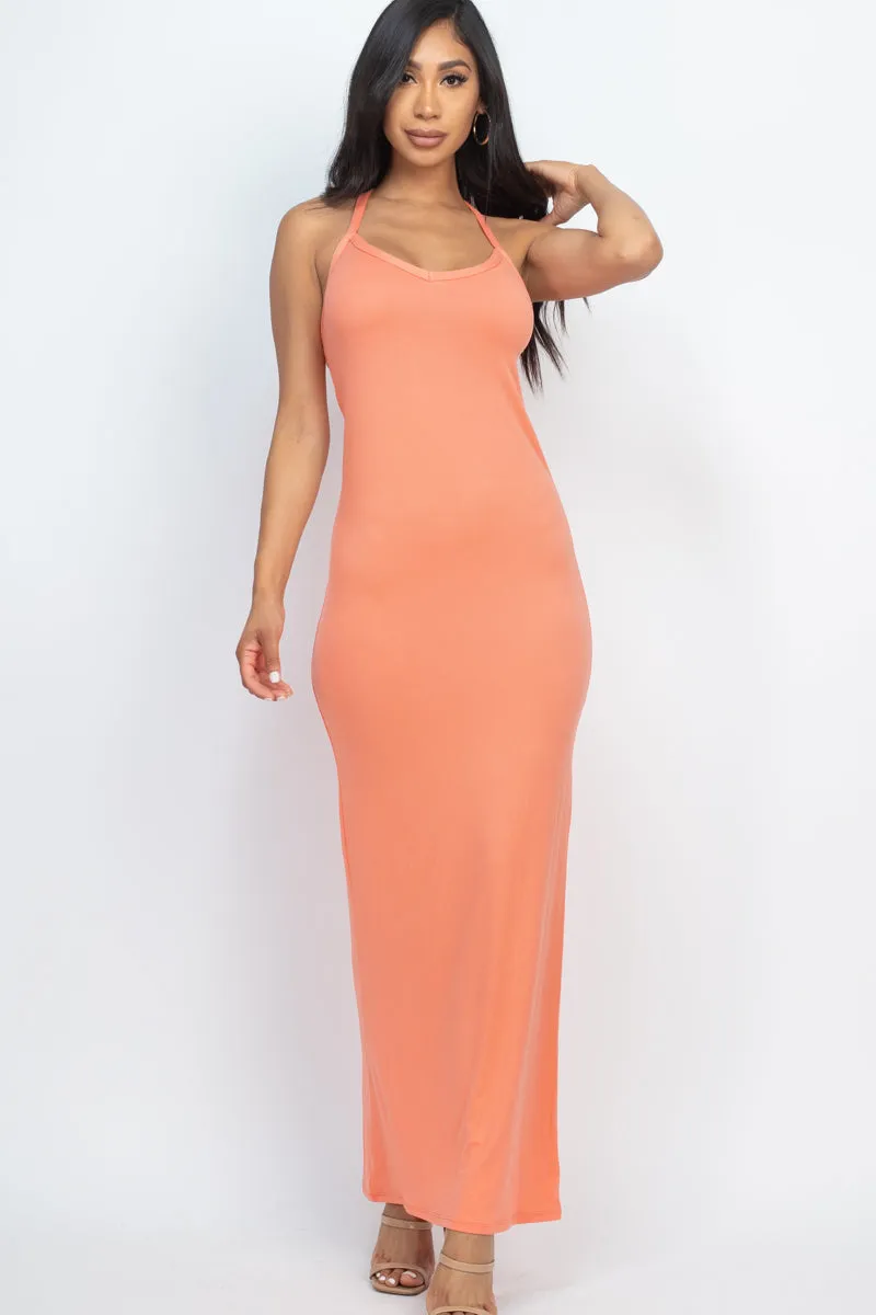 Racer Back Maxi Dress