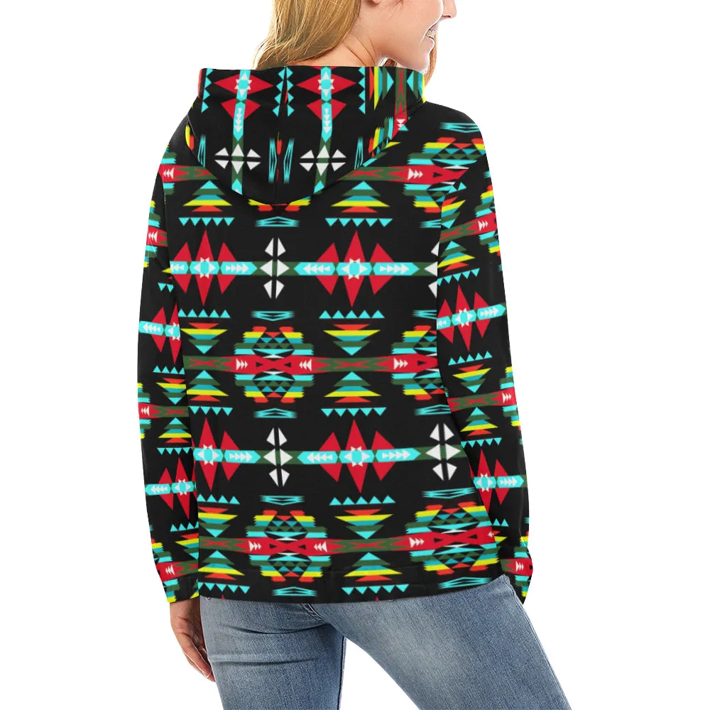 River Trail Sunset Hoodie for Women (USA Size)