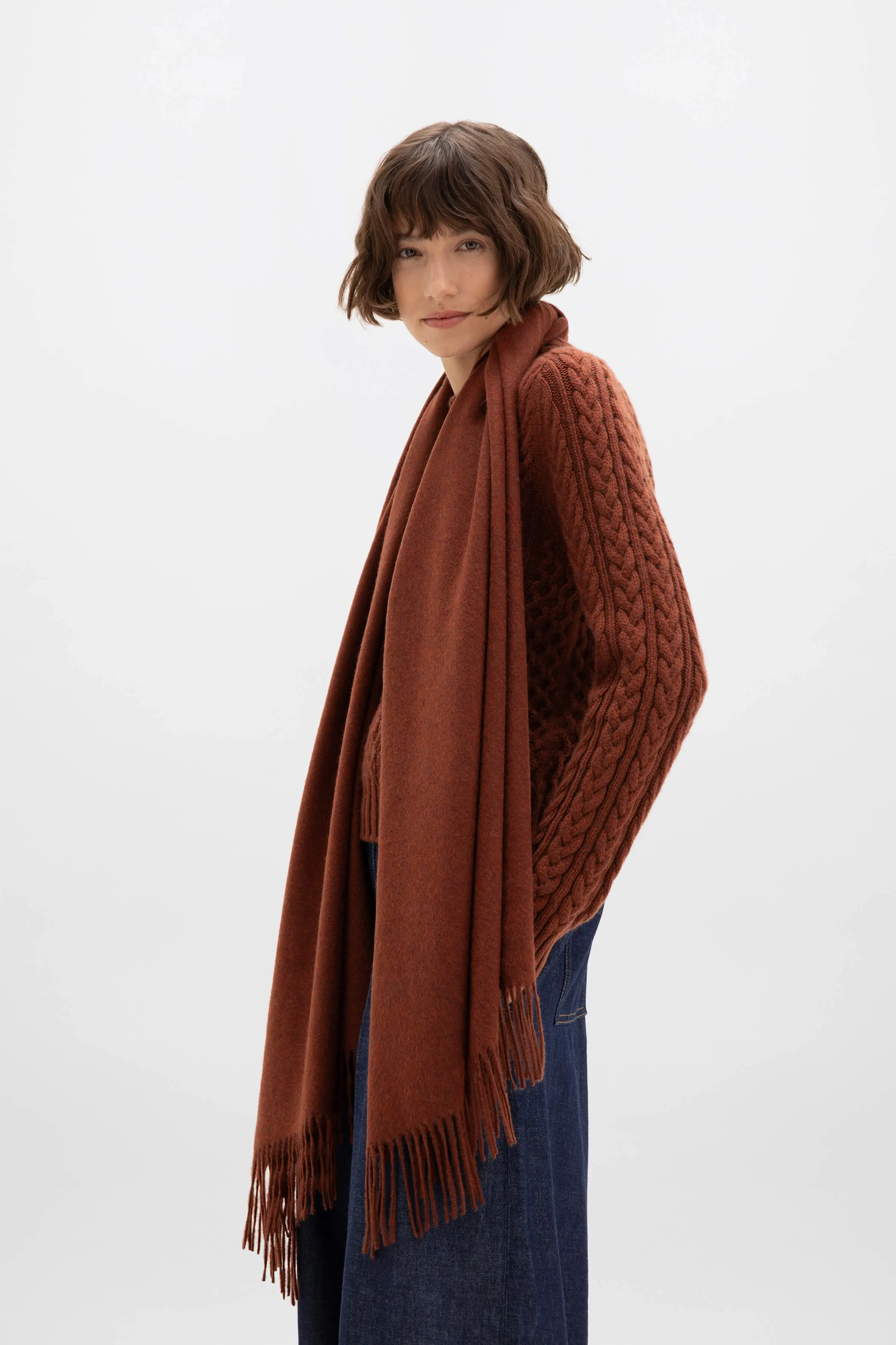 Russet Cashmere Stole