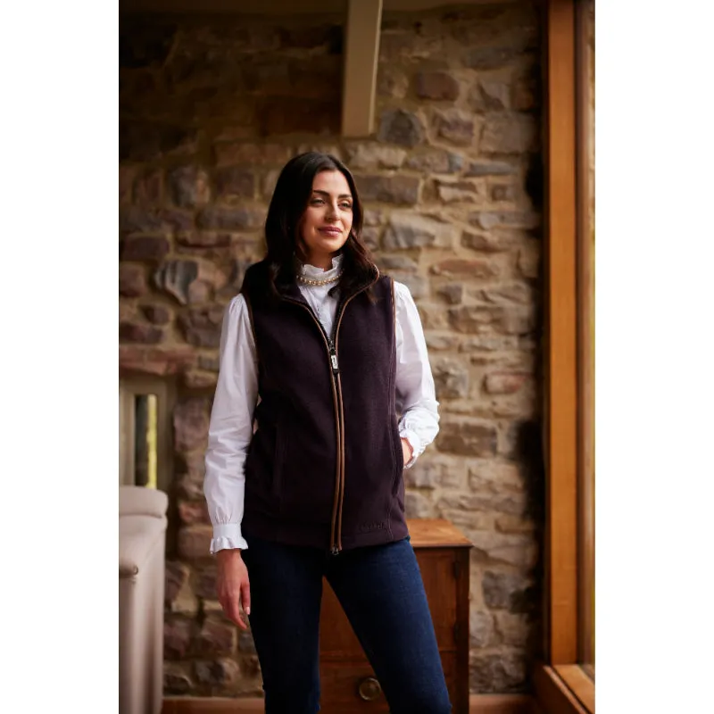 Schoffel Ladies Lyndon Fleece Gilet - Port