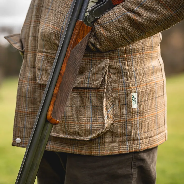 Schoffel Ptarmigan Tweed Classic Coat - Arran Tweed