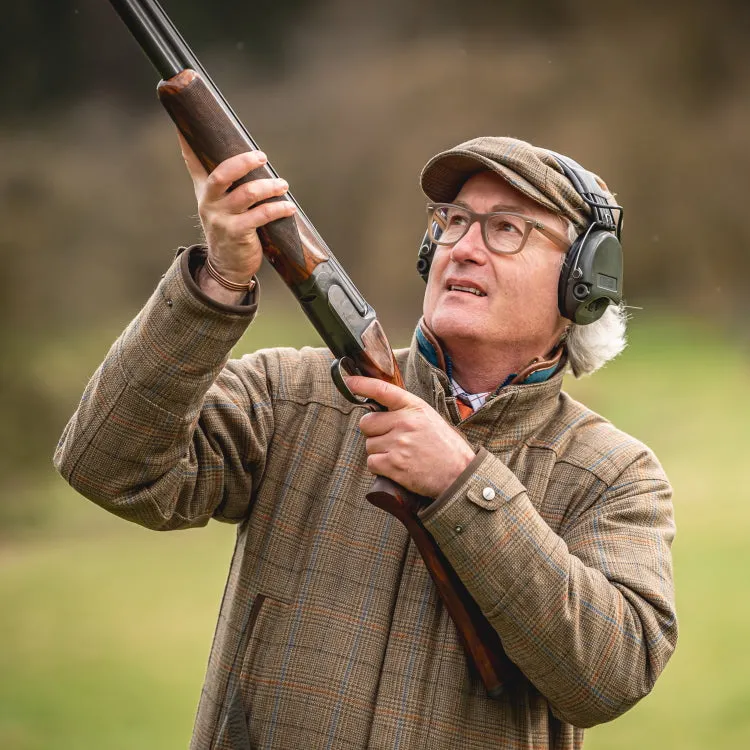 Schoffel Ptarmigan Tweed Classic Coat - Arran Tweed