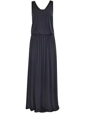 Sleeveless Racer Back High Waist Maxi Dress