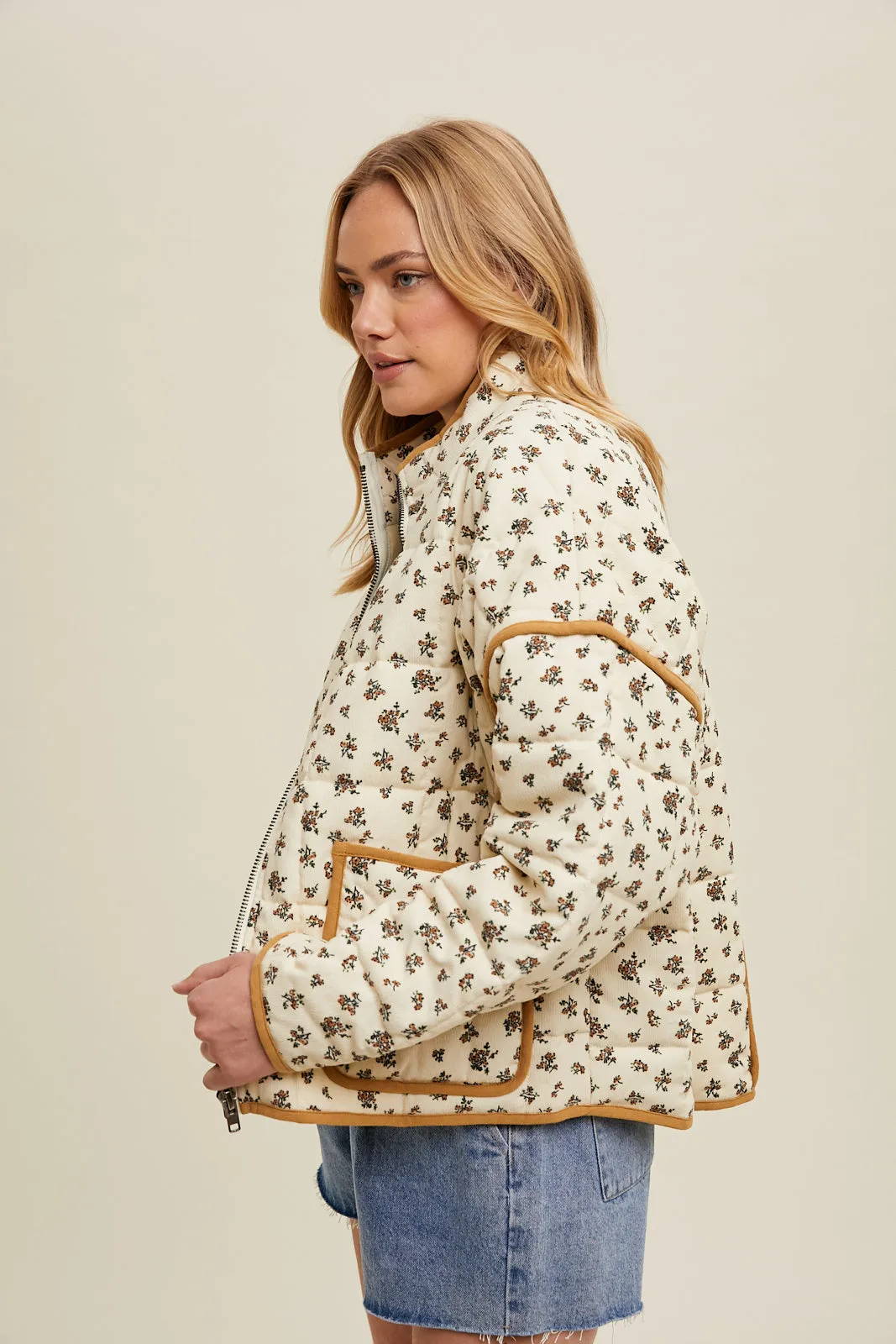 Stella Floral Quilted Jacket