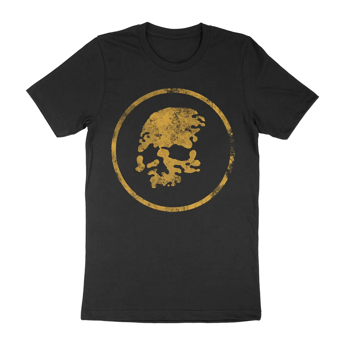 There Were Wires “Gold Skull” Black T-Shirt