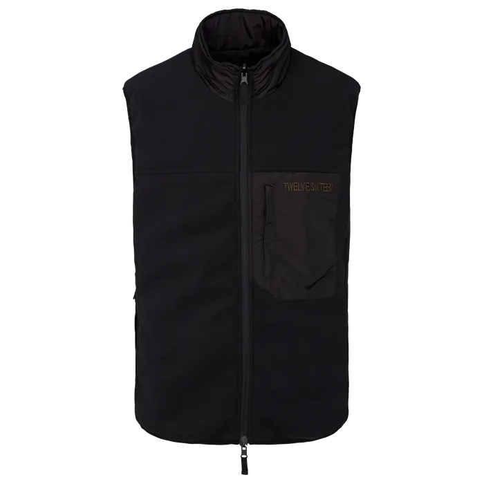 Twelve Sixteen Reversible Gilet Black