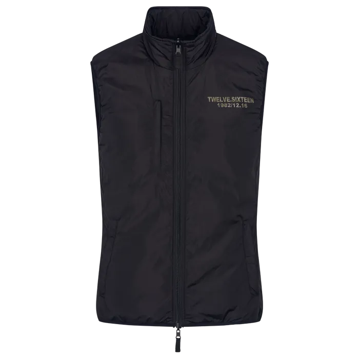 Twelve Sixteen Reversible Gilet Black