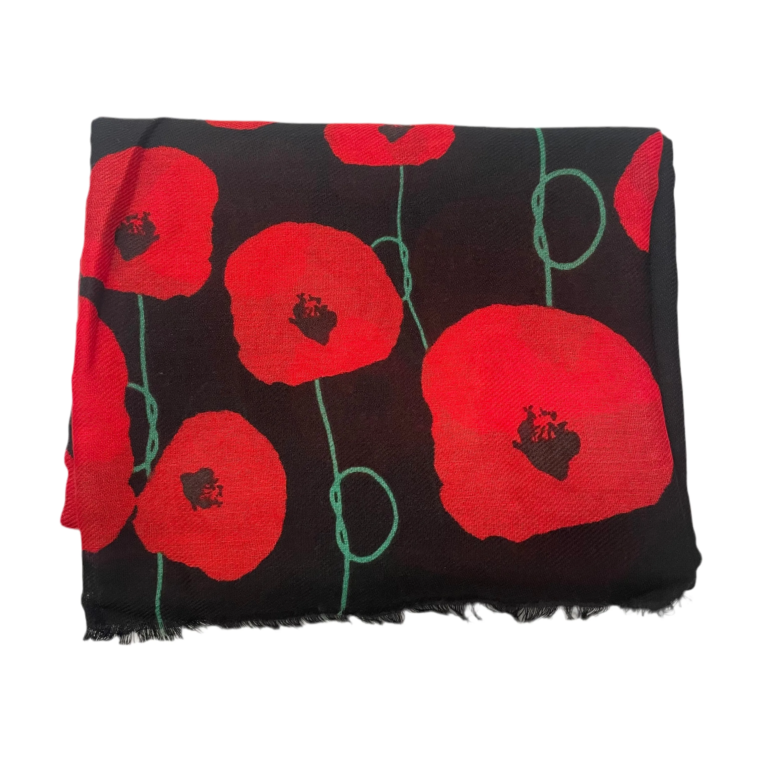 Warm Poppy Scarf