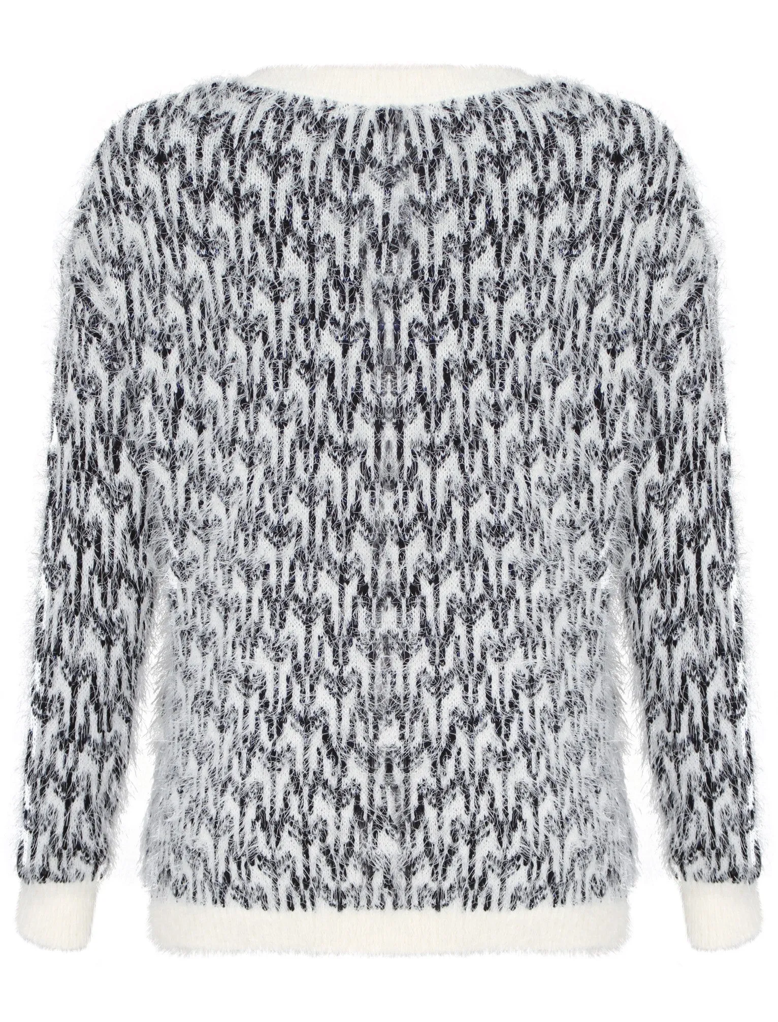 Womens Amara Reya Sage Feather Finish Jumper in Anthracite