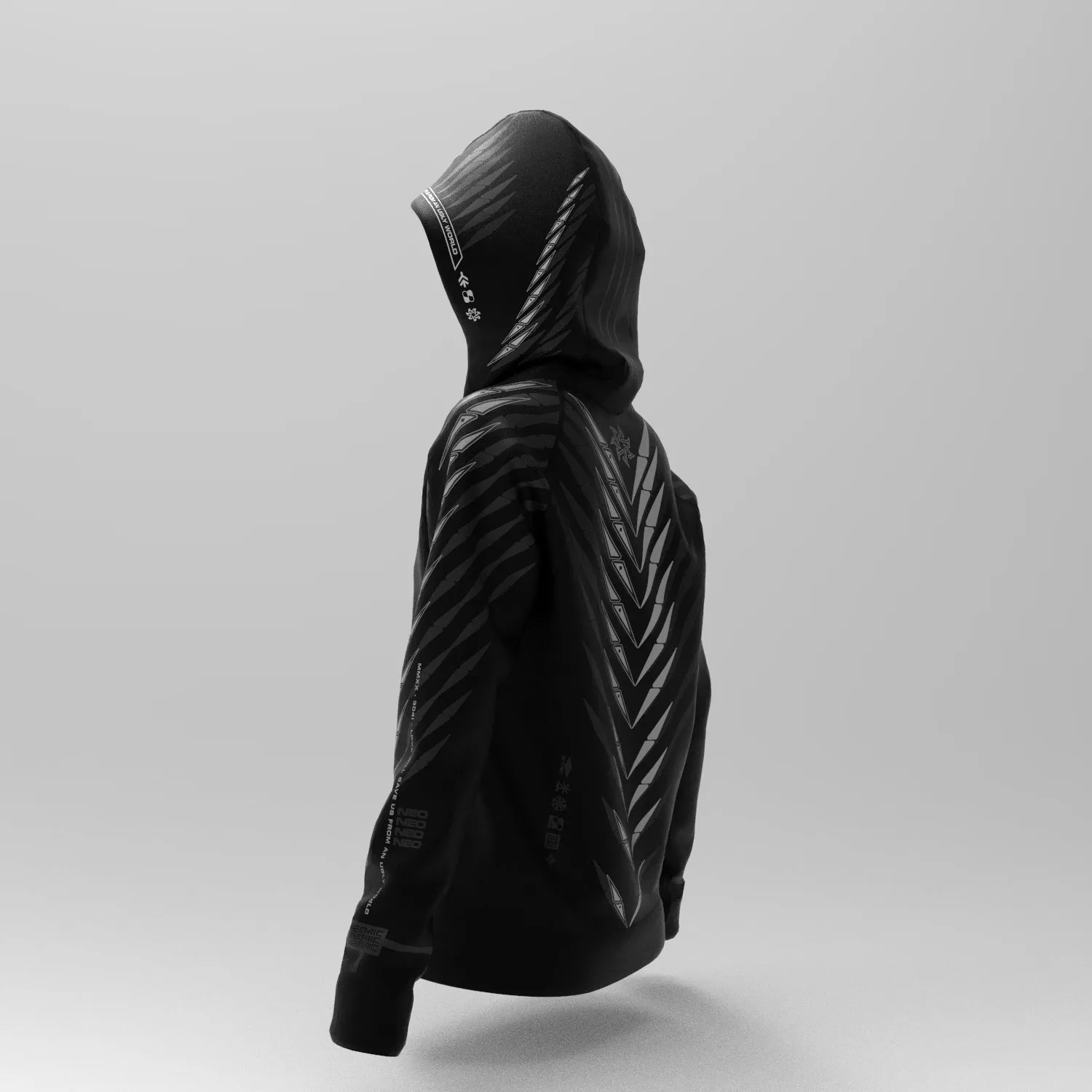 Womens EL1X Reflective Hoodie