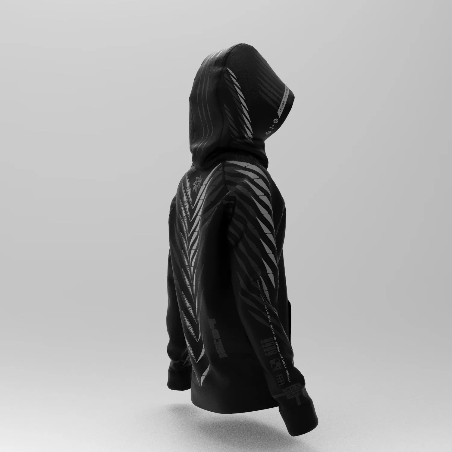 Womens EL1X Reflective Hoodie