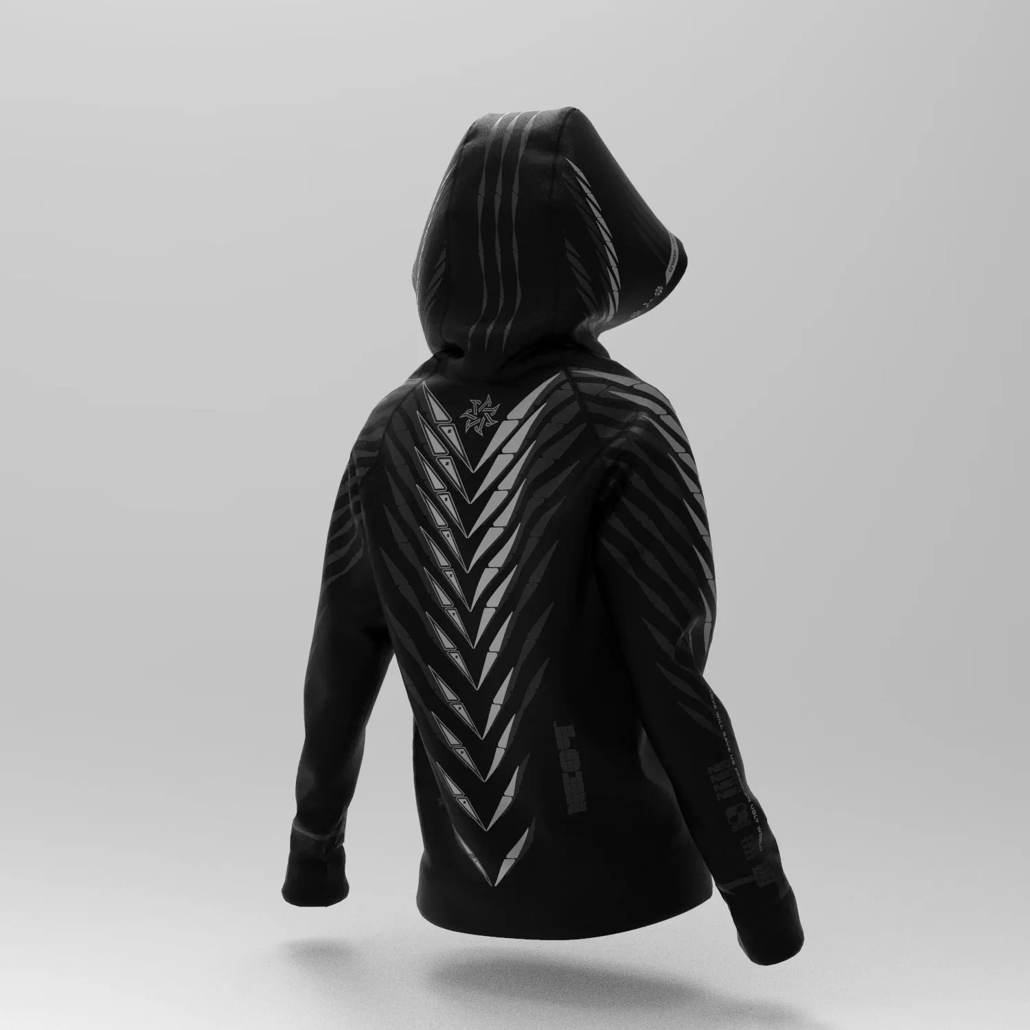 Womens EL1X Reflective Hoodie