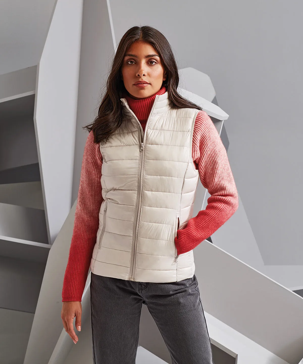 Womens terrain padded gilet | Winter Sky